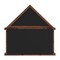 Flash Furniture Quincy Flag and Certificate Display Case, Solid Pine Wood, Fits 9x5 Folded Burial Flag, Dark Brown HMHD-22M192Y-RSTBRN-GG - alternate 3